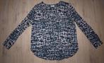 Zwart met Roze Blouse Jacqueline de Yong (38), Maat 38/40 (M), Zwart, Ophalen of Verzenden, Gedragen