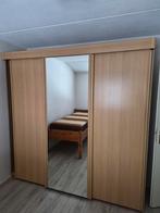 Kledingkast met spiegel, Gebruikt, 200 cm of meer, 200 cm of meer, 50 tot 75 cm