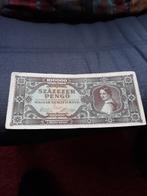 Hongarije: en zeer fraai 100000 Pengo banbiljet uit 1945., Postzegels en Munten, Ophalen of Verzenden, Hongarije, Los biljet