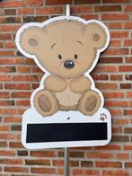 Geboortebord te huur - Teddybeer, Ophalen, Zo goed als nieuw, Geboortebord