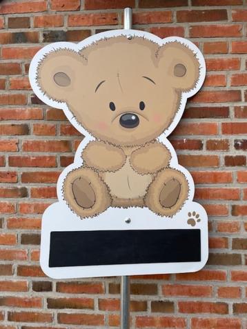 Geboortebord te huur - Teddybeer beschikbaar voor biedingen