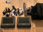 Salora 2x portable dvd speler incl hoofdsteunen, Ophalen of Verzenden, Gebruikt, Overige merken
