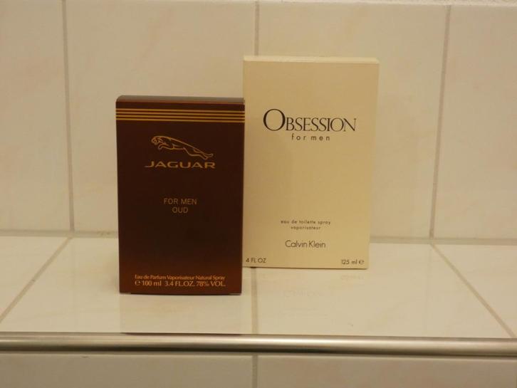 Jaguar Oud & Calvin Klein Obsession, Sieraden, Tassen en Uiterlijk, Uiterlijk | Parfum, Gebruikt, Ophalen