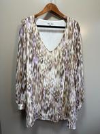 MS Mode Blouse top beige bruin lila - nieuw - Maat 54, Kleding | Dames, Grote Maten, Beige, Nieuw, MS Mode, Shirt of Top