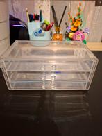 Transparante Opbergdoos met Lades, Gebruikt, Minder dan 50 cm, Ophalen of Verzenden, Minder dan 50 cm