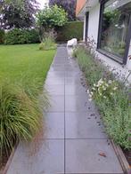 40 tegels keramiek, Excluton Kera Luik, 60x60x3.Antraciet,, Tuin en Terras, Tegels en Klinkers, Ophalen, Keramiek, Nieuw, 10 m² of meer
