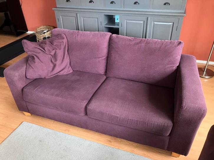 Gratis 2 zits bank, Huis en Inrichting, Banken | Bankstellen, Gebruikt, Tweepersoons, 200 tot 250 cm, 75 tot 100 cm, Ophalen