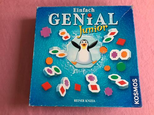 Genial junior, Hobby en Vrije tijd, Gezelschapsspellen | Bordspellen, Gebruikt, Een of twee spelers, Drie of vier spelers, Ophalen of Verzenden