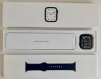 Apple Watch Series 7 45 mm, Sieraden, Tassen en Uiterlijk, Smartwatches, Apple Watch ⌚️, Zwart, IOS, Ophalen of Verzenden