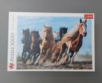 Paarden Puzzel - 1000 Stukjes - Trefl, Ophalen of Verzenden, 500 t/m 1500 stukjes, Zo goed als nieuw, Legpuzzel