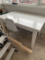 Eettafel bureau houten tafel, Huis en Inrichting, Tafels | Eettafels, Ophalen, Gebruikt, 100 tot 150 cm, Eikenhout
