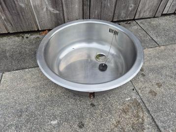 Spoelbak rond Ø45cm RVS beschikbaar voor biedingen