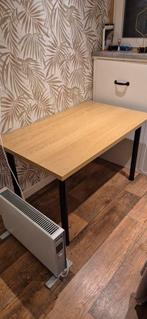 Bureau 120x75 bureaublad, Ophalen of Verzenden, Gebruikt