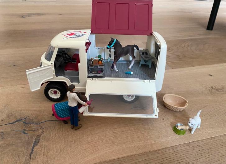 Dierenarts Schleich met veel accesoires, Verzamelen, Speelgoed, Gebruikt, Ophalen of Verzenden