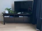 Hemnes TV-meubel, zwart-bruin, Ophalen, Gebruikt, 150 tot 200 cm, Minder dan 100 cm