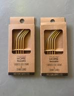 Primark herbruikbare rietjes - stainless steel straws, Huis en Inrichting, Ophalen of Verzenden, Nieuw
