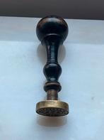 Antieke zegelstempel met initialen A.T.A., Antiek en Kunst, Ophalen of Verzenden