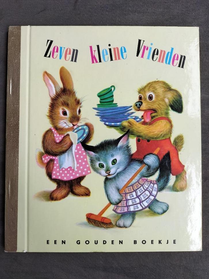 Zeven kleine Vrienden - een gouden boekje, Boeken, Kinderboeken | Kleuters, Zo goed als nieuw, Fictie algemeen, Jongen of Meisje