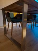 Set tafelpoten (eettafel) U-vorm, rvs., Huis en Inrichting, Ophalen, 50 tot 100 cm, Rond, 50 tot 100 cm