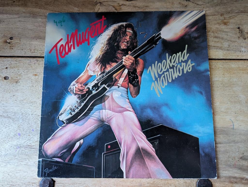 Ted Nugent - Weekend Warriors LP Vinyl, Cd's en Dvd's, Vinyl | Hardrock en Metal, Ophalen of Verzenden, Gebruikt