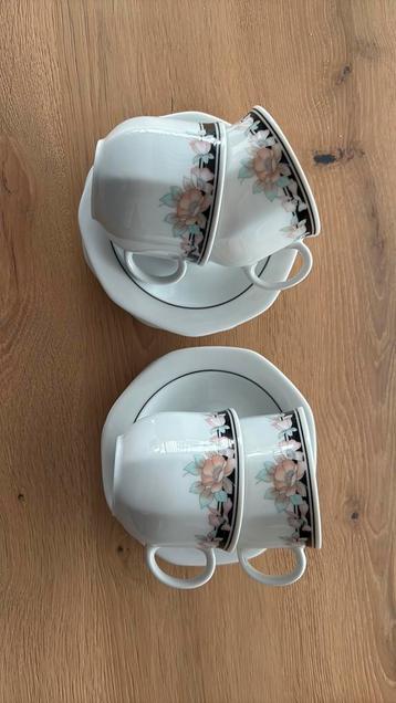 4x winterling kop en schotels porselein beschikbaar voor biedingen