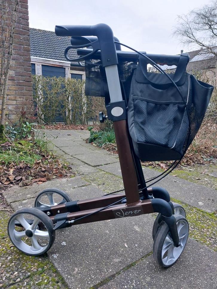 Server rollator lichtgewicht, Diversen, Rollators, Zo goed als nieuw, Ophalen of Verzenden