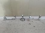 RVS Plafondlamp - 5 led spots., Ophalen, Zo goed als nieuw, Metaal