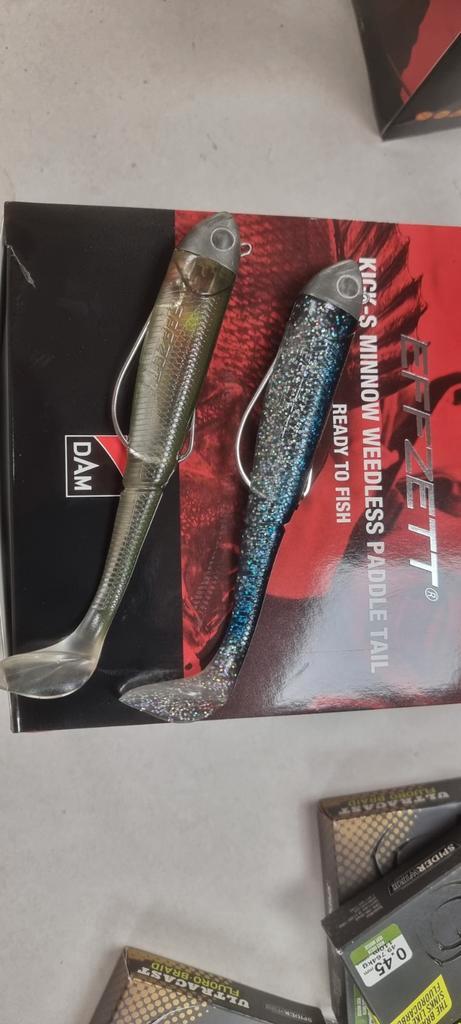 Effzett Kick-S Minnow Weedless Paddle Tail, Watersport en Boten, Hengelsport | Roofvissen, Nieuw, Overige typen, Ophalen of Verzenden