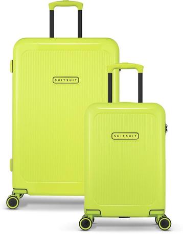 ✅ SUITSUIT kofferset Cyber Lime (55/76 cm) - NIEUW beschikbaar voor biedingen