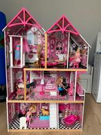Barbiehuis, Kinderen en Baby's, Speelgoed | Poppenhuizen, Ophalen, Zo goed als nieuw, Toebehoren
