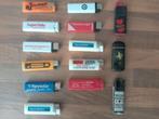 14 reclame aanstekers, Verzamelen, Rookartikelen, Aanstekers en Luciferdoosjes, Ophalen of Verzenden, Gebruikt, Aansteker