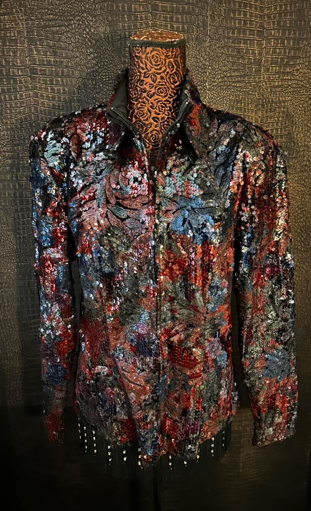 Western Show Blouse XL, Dieren en Toebehoren, Paardrijkleding, Zo goed als nieuw, Bovenkleding, Western, Ophalen of Verzenden