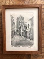 Ets P. Joosen Klappijstraat Oosterhout - Ingelijst, Antiek en Kunst, Kunst | Etsen en Gravures, Ophalen of Verzenden