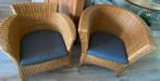 Stevige kwaiteitsstoelen met opmaatgemaakte kussens van LIFE, Tuin en Terras, Ophalen, Zo goed als nieuw, Rotan