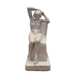Art Deco keramiek beeld van een naakte dame, jaren 30, Antiek en Kunst, Ophalen of Verzenden