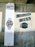 Samsung Galaxy Watch6 Classic LTE 43mm Black, Zwart, Ophalen of Verzenden, Zo goed als nieuw, GPS