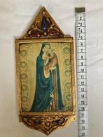 maria/jezus houten bladgoud tableau, Ophalen of Verzenden