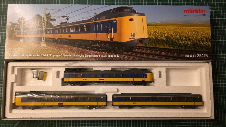 Marklin 39425 H0 NS 3-delige koploper ICM, Hobby en Vrije tijd, Modeltreinen | H0, Zo goed als nieuw, Treinset, Wisselstroom, Märklin