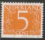 Nederland 1946 465dH Cijfer 5c Fosfor Geen watermerk, Gest, Postzegels en Munten, Postzegels | Nederland, Ophalen of Verzenden