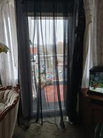 Mooie zwarte vitrage, Gebruikt, 200 cm of meer, Zwart, Ophalen of Verzenden