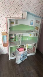Poppenhuis met toebehorende speelgoed, Ophalen of Verzenden, Zo goed als nieuw, Poppenhuis