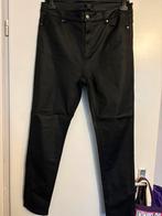 Yesta jeans met lederlook coating, zwart, stretch, Kleding | Dames, Grote Maten, Zwart, Ophalen of Verzenden, Broek of Spijkerbroek