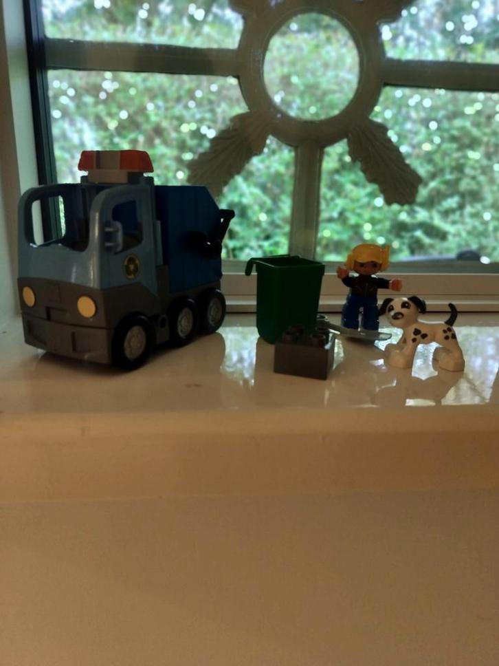 Duplo: ambulance, vuilniswagen, politiemotor, bezorger etc, Kinderen en Baby's, Speelgoed | Duplo en Lego, Gebruikt, Duplo, Ophalen