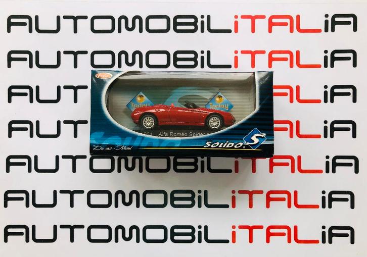 Alfa Romeo Spider 916 1999 Solido 1:43 zonder linker spiegel, Hobby en Vrije tijd, Modelauto's | 1:43, Zo goed als nieuw, Auto
