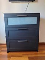 Ikea Brimnes Commode Zwart, Huis en Inrichting, Ophalen, Overige materialen, Gebruikt, 100 tot 150 cm