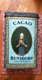 Groot oud Bensdorp 's cacao blik, Gebruikt, Overige, Verzenden