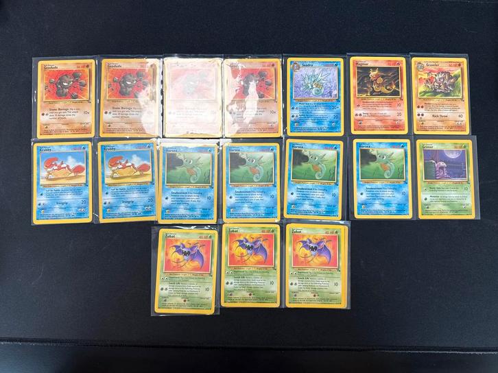 Pokemon Fossil Kaarten - Goede Conditie!, Hobby en Vrije tijd, Verzamelkaartspellen | Pokémon, Zo goed als nieuw, Meerdere kaarten