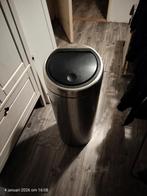 Brabantia Prullenbak - Goede Staat, Ophalen, Met pedaal, 50 tot 75 cm, Rvs