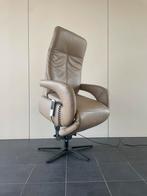 Prachtige beige leren sta op stoel / relax fauteuil, Huis en Inrichting, Fauteuils, Ophalen, Nvt, Nvt, Nvt