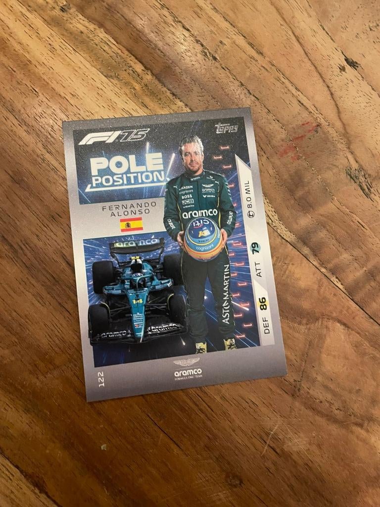 Fernando Alonso F1 Kaart - Topps, Ophalen of Verzenden, Nieuw, Formule 1